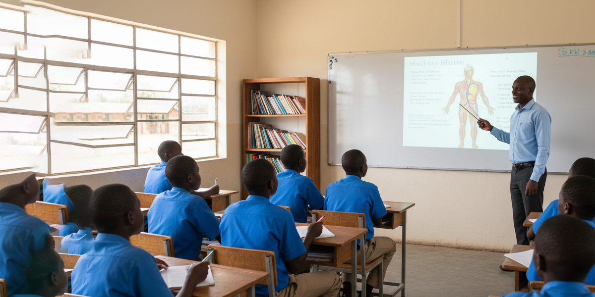 Students learning