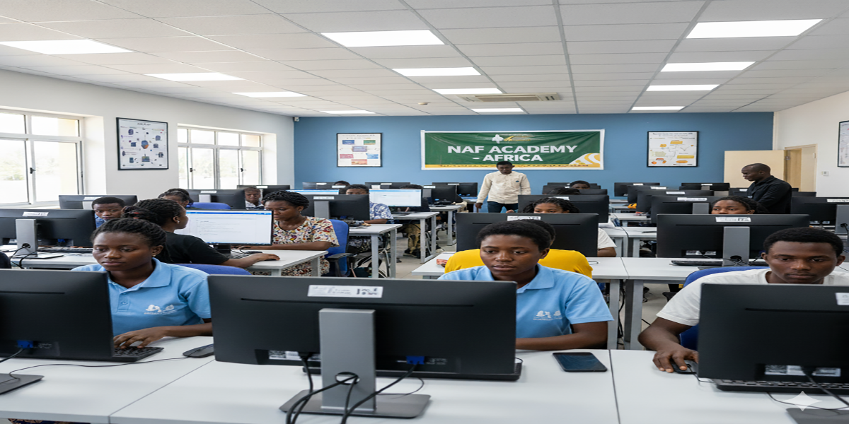 Students studying